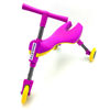 Imagen de Triciclo plegable de metal ROSADO, sin pedales, en caja
