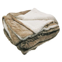 Imagen de Frazada manta polar con corderito, 1 plaza, varios colores