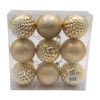 Imagen de Bolas navideñas x9 7cm, en caja