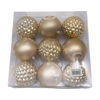 Imagen de Bolas navideñas x9 7cm, en caja