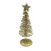 Imagen de Adorno árbol navideño para mesa, espiral de metal