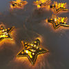 Imagen de Luces led x10, estrellas, 220v en caja de PVC