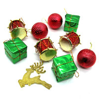 Imagen de Adorno navideño surtido x10, 4cm en bolsa