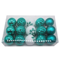 Imagen de Bolas navideñas x15 4cm, en caja, varios colores