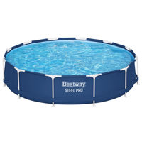 Imagen de Piscina estructural Bestway con bomba y filtro, 6300 litros, en caja