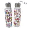 Imagen de Botella deportiva de plástico, boca ancha, con correa 600ml, varios diseños