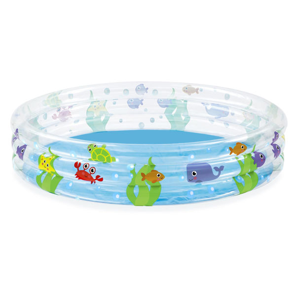 Imagen de Piscina inflable Bestway 3 aros con diseño, en bolsa, varios colores