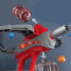 Imagen de Pistola de agua ballesta 2en1, manual automática, recarga USB en caja, 2 colores