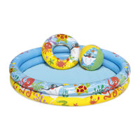 Imagen de Piscina inflable 2 aros con accesorios 137L, Bestway en caja