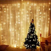 Imagen de Luces led x160 cálidas cortina con perlitas 3x2 metros, en caja