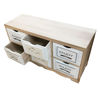 Imagen de Mueble organizador de madera con 6 cajones