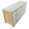 Imagen de Mueble organizador de madera con 6 cajones