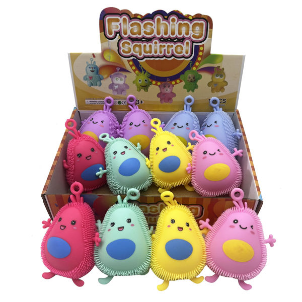 Imagen de Amansaloco de goma, con luz, palta, CAJAx12 varios colores