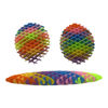 Imagen de Amansaloco de plástico, rejilla extensible, PACK x12, varios colores
