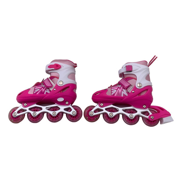 Imagen de Patines 4 en línea, talle S varios colores, T29/33  en bolsa de PVC