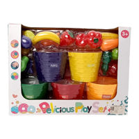 Imagen de Juego de mesa clasificación de colores, frutas y verduras x30, en caja