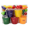 Imagen de Juego de mesa clasificación de colores, frutas y verduras x30, en caja