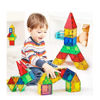 JUEGO DE BLOQUES MAGNETICOS NIÑO ENCASTRANDO BLOQUES RIENDO