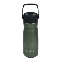 Imagen de Botella deportiva de acero inoxidable Berlina, 600ml VERDE