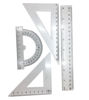 Imagen de Juego de geometría 4 piezas, 20cm, en bolsa