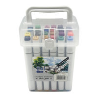 Imagen de Marcadores x24 colores, doble punta, en estuche