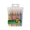 Imagen de Marcadores resaltadores x6 con aroma, colores flúo, en estuche de PVC