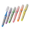 Imagen de Marcadores resaltadores x6 con aroma, colores flúo, en estuche de PVC