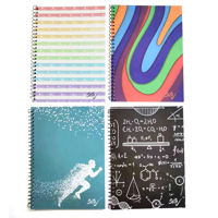 Imagen de Cuaderno de 48 hojas rayado con espiral, Sote PACK x6