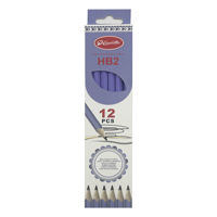Imagen de Lápiz negro HB x12 con goma en caja, PACK x12, varios colores