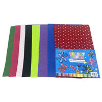 Imagen de Hojas A4 fieltro con diseño lunares, bolsa x10 colores