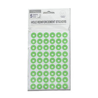 Imagen de Etiqueta para reforzar perforaciones, en bolsa, varios colores, PACKx12