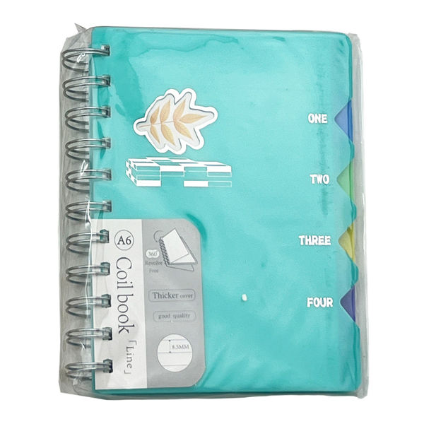 Imagen de Libreta 105 hojas con separadores A6, en bolsa, varios colores