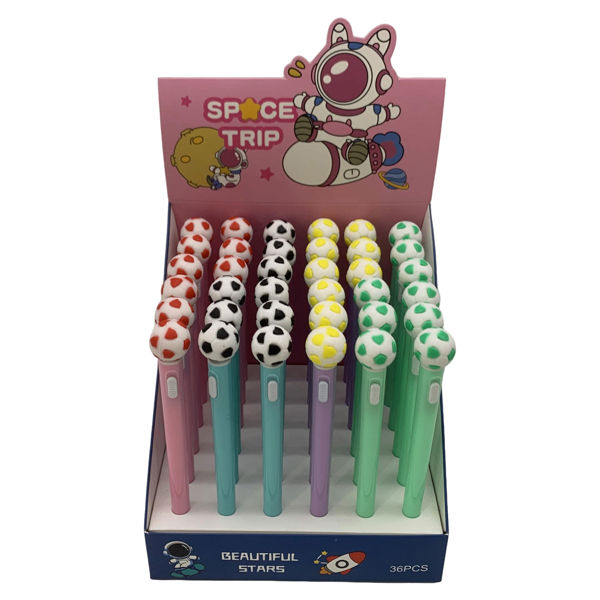 Imagen de Lapicera de gel, CAJA x36 diseño pelota con luz