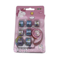 Imagen de Cinta adhesiva x7 mini con diseños, con portacinta, en blister