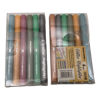Imagen de Marcadores finos x6 con brillantina, en sobre de PVC