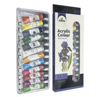 Imagen de Pintura acrílica x12 tubos 9ml, en caja