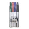 Imagen de Marcador de pizarra x4 punta redonda, en estuche PVC