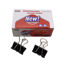 Imagen de Pinza de metal negra x12, 1,9cm, en caja, PACKx12