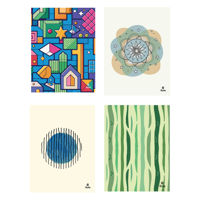 Imagen de Cuadernola de 150 hojas rayada tapa dura, Sote PACK x4, 4 diseños