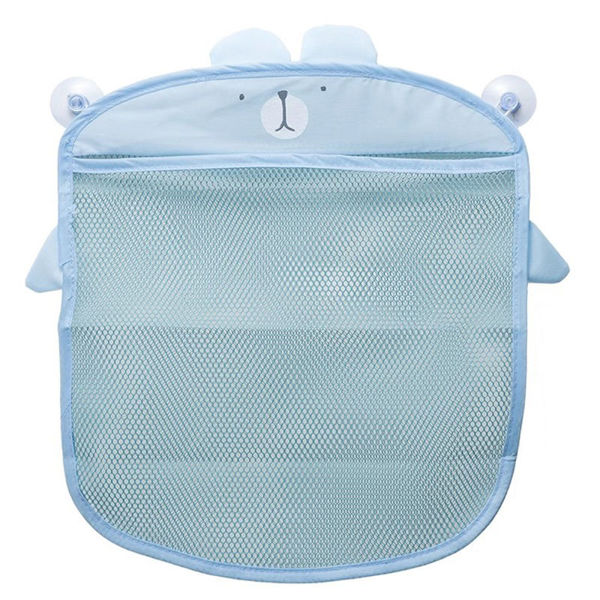 Imagen de Organizador, bolsa para juguetes de red, con ventosas, varios colores, en bolsa