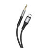 Imagen de Cable auxiliar para audio 1m con entrada USB-C, varios colores, KLGO en caja