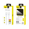 Imagen de Cable USB entrada y salida tipo C, varios colores, KLGO en caja