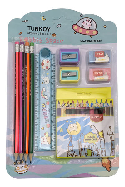 Imagen de Set escolar, 10 piezas, en blister