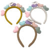 Imagen de Tiara con aplique, PACK x12, varios colores