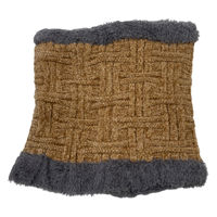 Imagen de Bufanda cuello cerrada, para adultos, chenille forrado, en bolsa varios colores