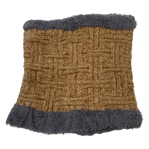 Imagen de Bufanda cuello cerrada, para adultos, chenille forrado, en bolsa varios colores
