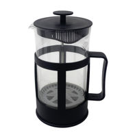 Imagen de Cafetera prensa francesa de plástico y vidrio 1000ml, en caja