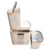 Imagen de Mueble organizador de plástico con ruedas, 3 canastos, en caja