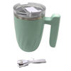 Imagen de Taza térmica de plástico y metal con mezclador magnético, recarga USB, en caja, varios colores