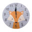 Imagen de Reloj de pared redondo infantil, 25cm en caja, 2 colores